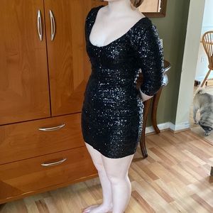 Sequin Mini Dress
